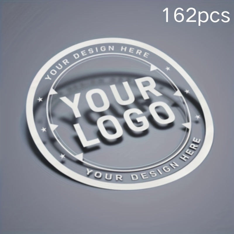 Custom stickers measuring 3.99 cm in size are available in waterproof PVC transparent and white bottom PP paper materials. These stickers can feature your logo, wedding or birthday designs, personalized labels for Christmas and Halloween gifts, or small