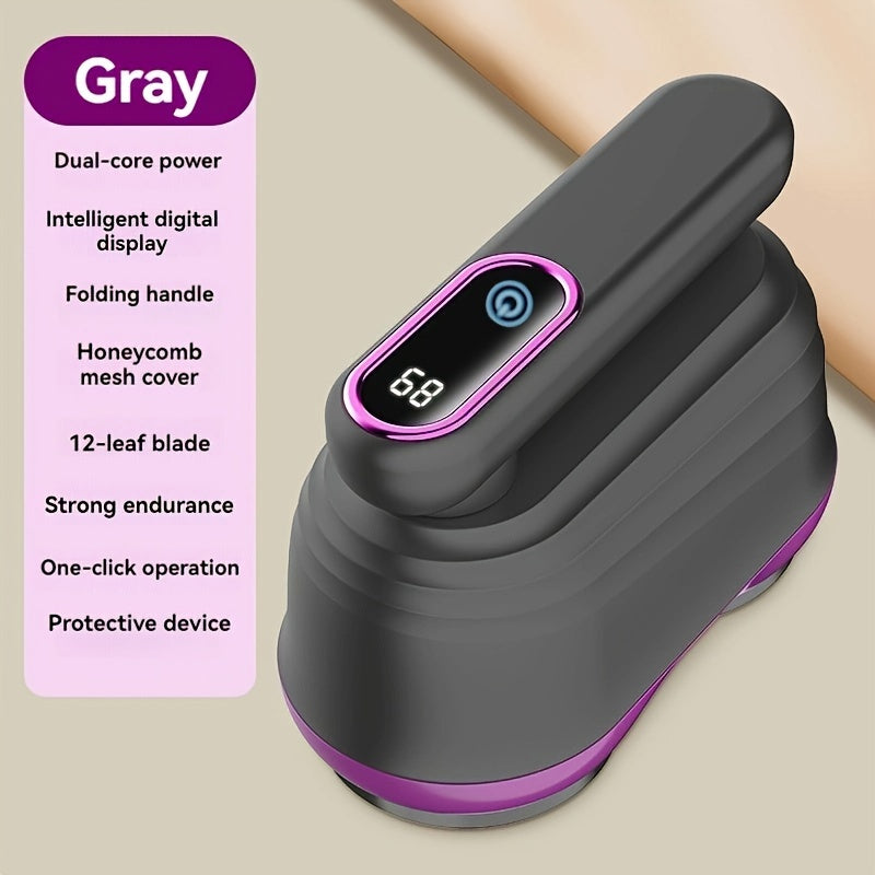 SENBOWE Rechargeable Dual-Blade Hair Ball Remover and Fabric Defuzzer with USB Charging