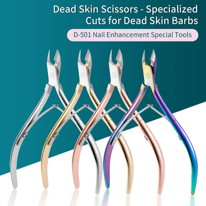 Professional manicure tool for clipping dead skin and repairing nails.