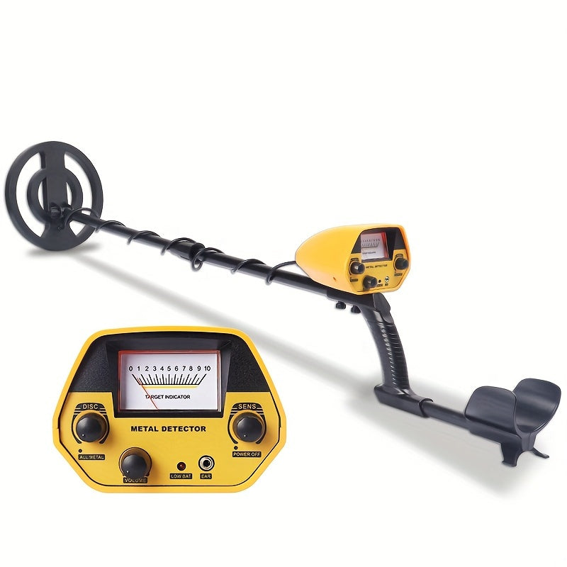 Portable, battery-free GTX 5030 Metal Detector detects copper and iron coins with high precision and ease of use.