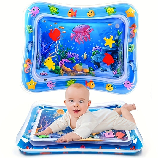 High-quality Inflatable Tummy Time Water Mat for Toddlers & Kids - Exciting Play Center for Children's Development and Entertainment, 1 Piece, Ideal