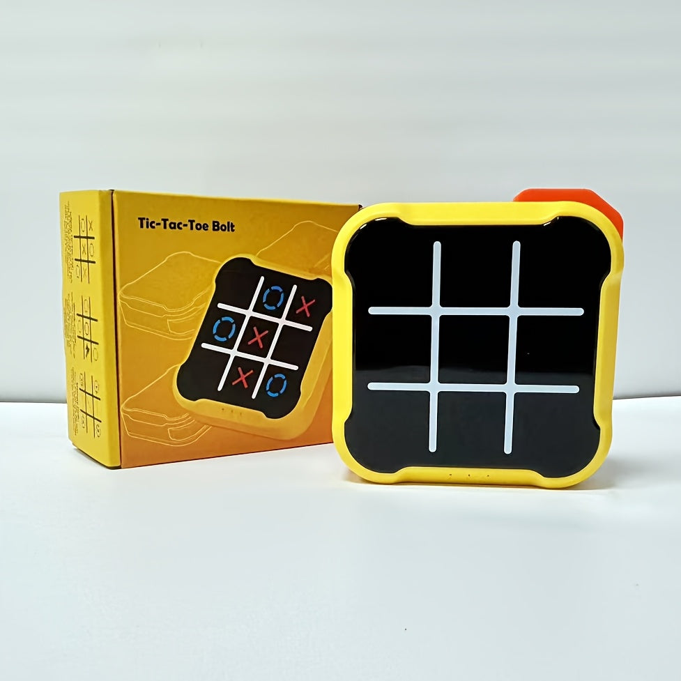 Portable tic-tac-toe game for beginners, suitable for ages 6+, ideal for travel and family gatherings.