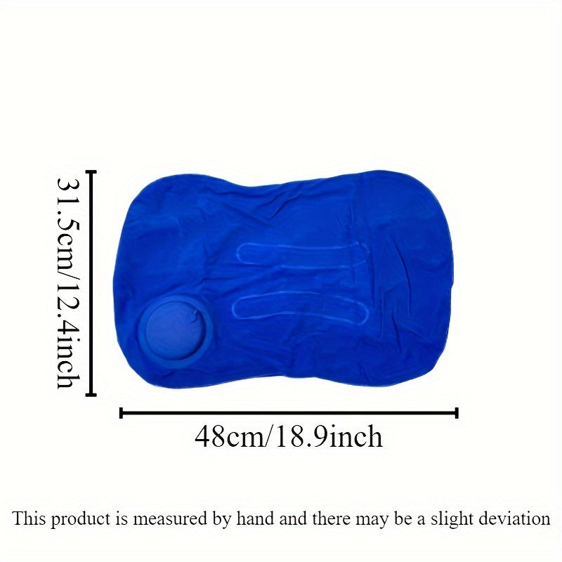 Inflatable Travel Pillow: A Versatile Solution for Comfortable Sleep on the Go - Lightweight, Compact, Easy to Inflate for Camping and Driving - Soft Cover, Easy to Clean