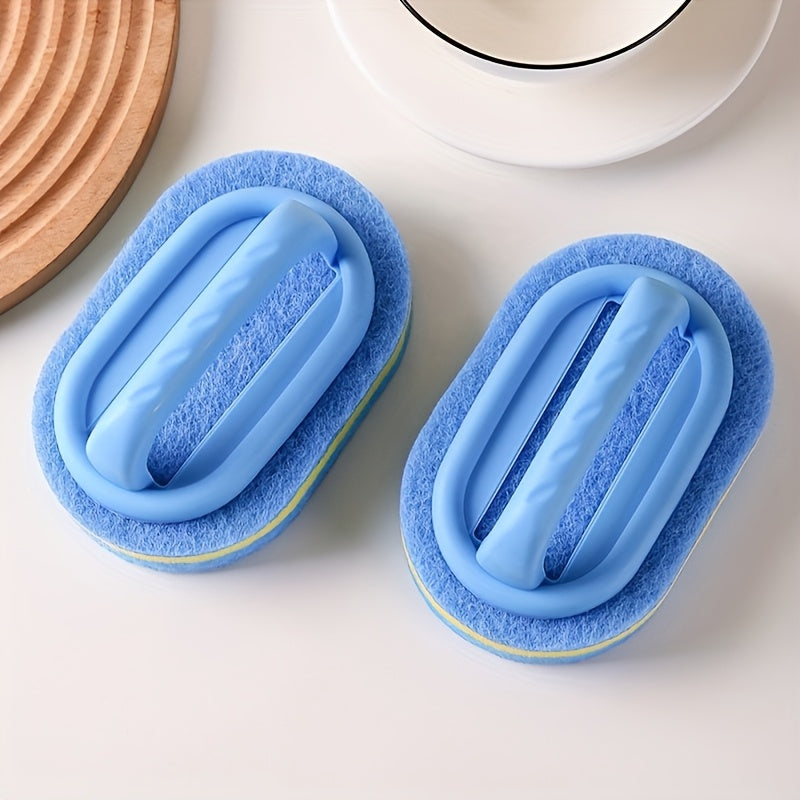 This handle-equipped sponge cleaner is designed for powerful cleaning, making it perfect for a variety of tasks including kitchen, pool, dishwashing, and cleaning floors, carpets and furniture.