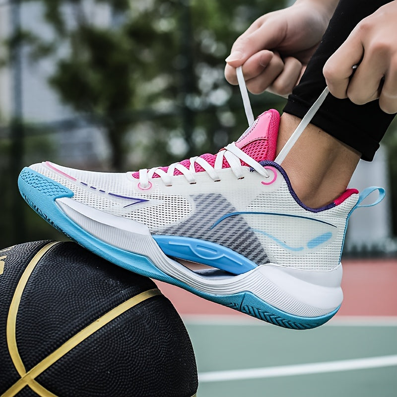 Breathable, non-slip basketball shoes with superior grip and flexibility for year-round performance.