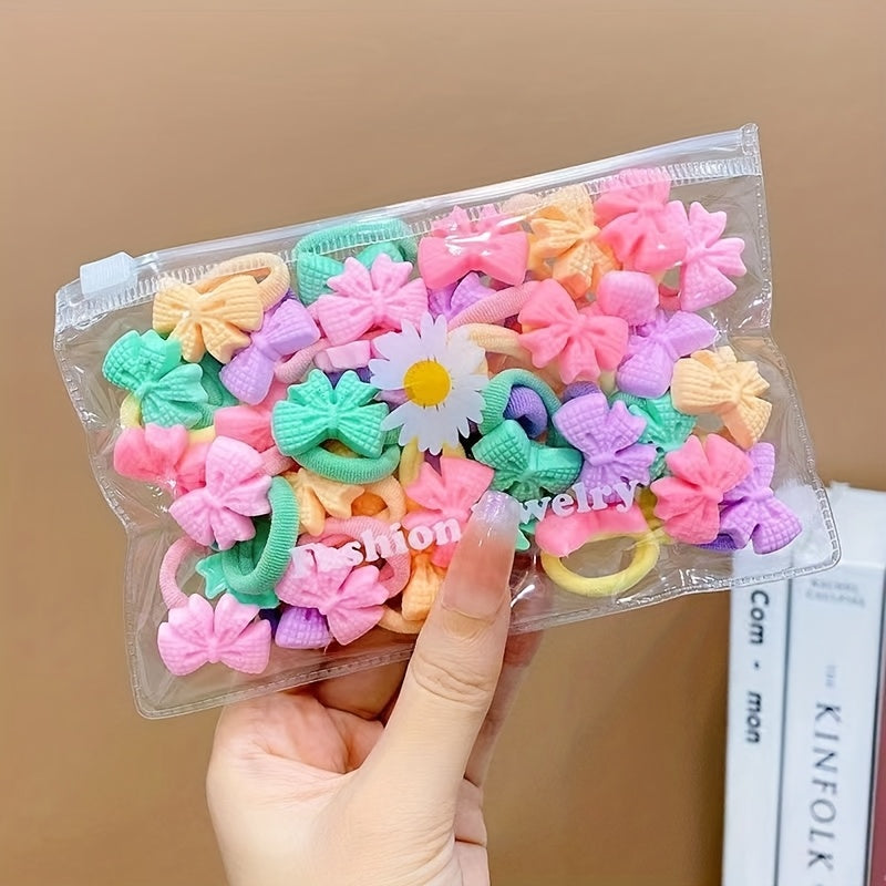 20 fruit-shaped flower hairpin headbands with cute cartoon designs, sturdy and durable accessories for girls.