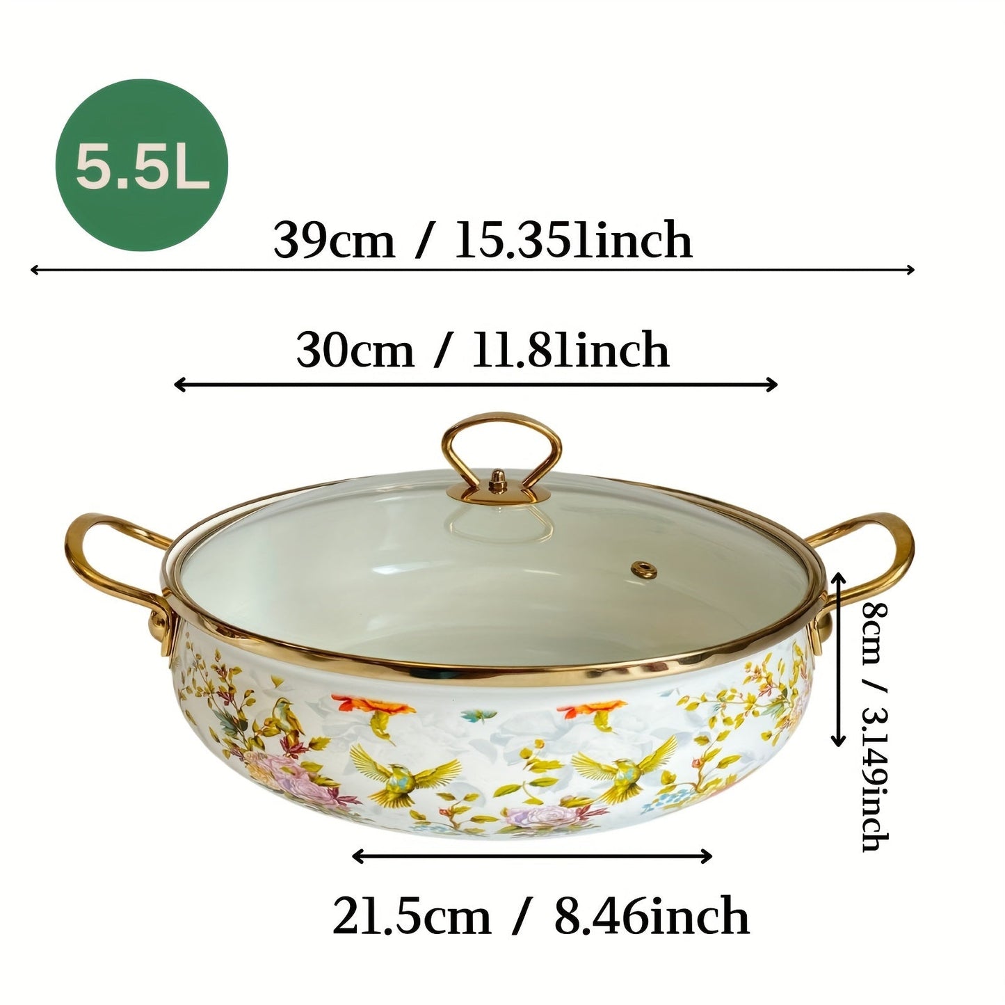 The Elegance of Enamel Porcelain: Three Flower Colors with Stunning Golden Borders