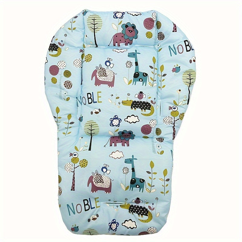 Cartoon Stroller Seat Cushion made with soft cotton pad for added comfort and support for your little one on the go.