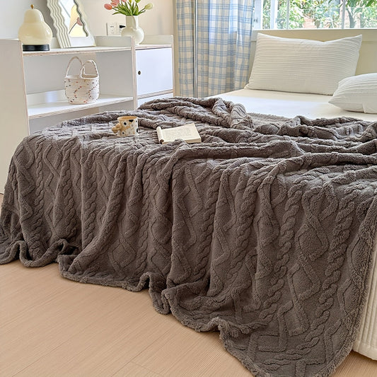 Soft microfiber taffeta throw blanket in assorted colors - perfect for adding a cozy touch to your home decor on the couch or bed