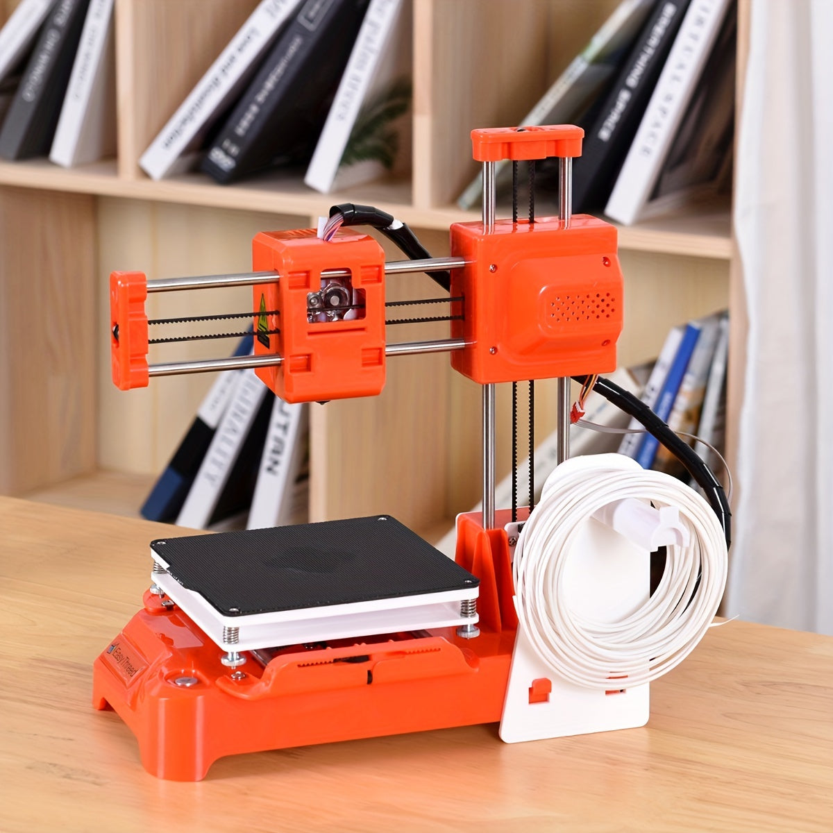 Upgrade your 3D printing experience with the EasyThreed Mini K7 3D Printer. Fast heating, low noise, and upgraded extruder technology make it perfect for beginners. Includes free PLA