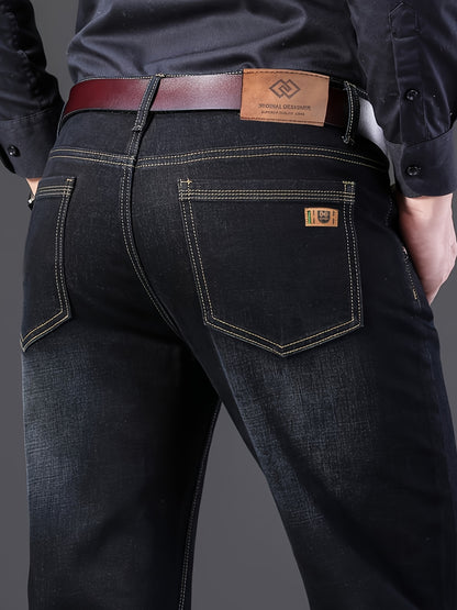 Classic design men's jeans for daily wear in all seasons