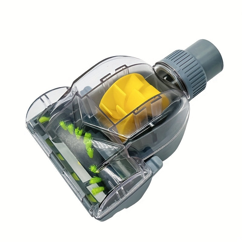 The 32mm Pneumatic Vacuum Cleaner Brush Head is perfect for removing mites and cleaning dust. It is ideal for carpets, beds, and fabrics in the household. The suction head comes in a variety of colors.