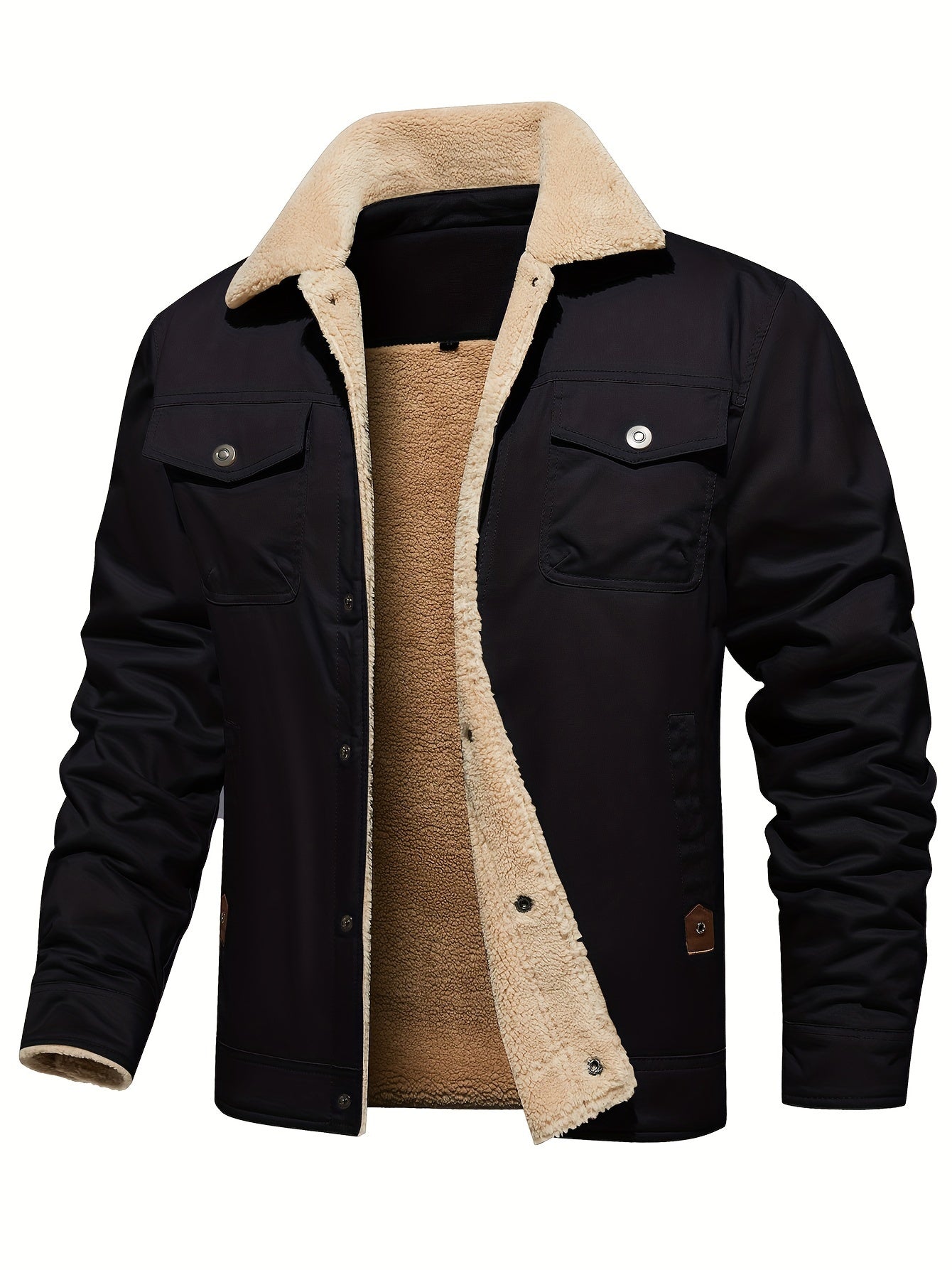 Men's winter fleece jacket in US size