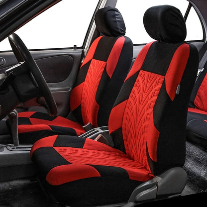 5 Seats Car Seat Covers, Breathable Polyester Split Automotive Front Rear Seat Cushion Covers, Universal for Cars, Trucks, SUVs