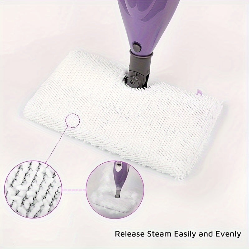 Four pieces of high-quality replacement pads for steam mops - designed to work with Shark S3500 Series, SE450, and other models. These durable and washable microfiber cloths are perfect for efficient cleaning.