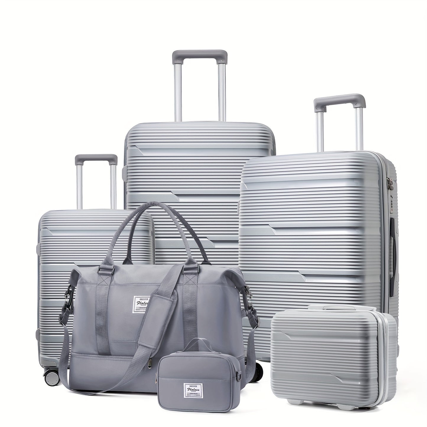 Luggage and travel bags, toiletries and makeup bags, password lock suitcase available in 1 piece or 6 pieces.