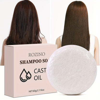 Castor oil shampoo with natural ingredients helps to control oil, clean scalp, and provide a refreshing cleanse.