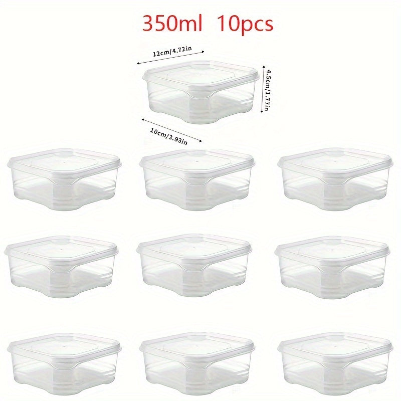 Refrigerator storage box for vegetables, fruits, jelly, meat, and various ingredients. This box helps to keep your food fresh and can be used in the microwave.