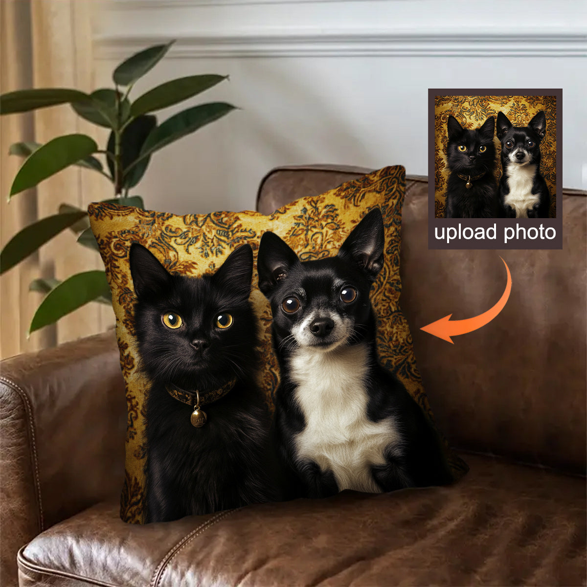 Personalize your space with this custom 45.72x45.72cm plush pillow cover featuring your own photo and New Year design. Ideal for couples and special occasions, this soft square cushion case is a perfect addition to your decor (Pillow Not Included).