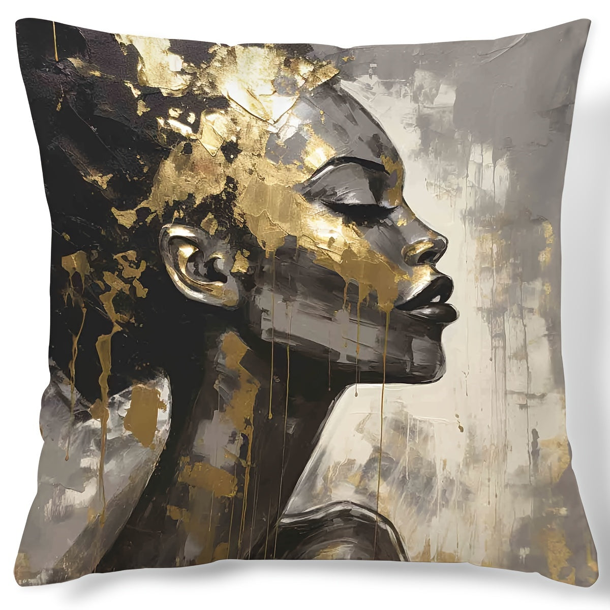 1pc Digital Print Pillowcase with Beautiful Pattern