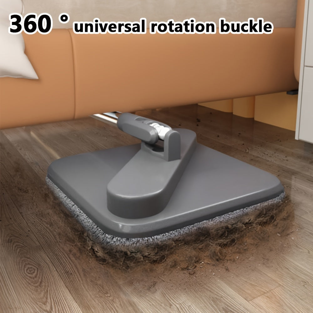 Hands-Free Wash Mop with Automatic Water Separation and 360° Rotating Feature - Ideal for Easy Living Room Cleaning, Made of Strong Plastic Material for Long-Lasting Use