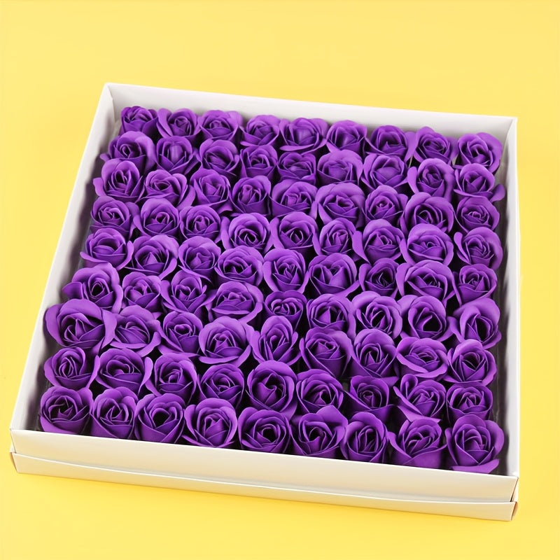 Box of 81 everlasting roses, ideal for Valentine's Day gifts, wedding decorations, anniversary presents, home decor, and enhancing photos.