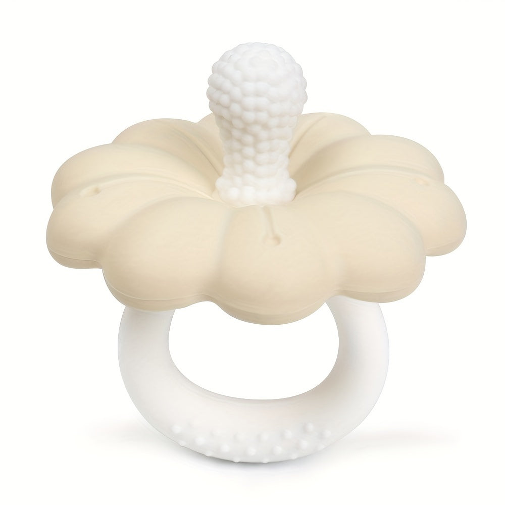 Easy for Babies to Hold Flower-Shaped Teething Toy Pacifiers, Perfect for Soothing Infant Teething