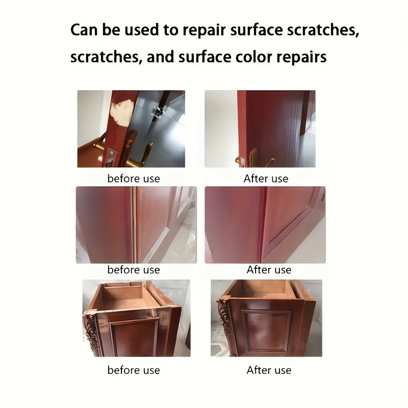 Repair scratches and cracks on wooden furniture with durable wood filler. Easy to use and suitable for chairs, tables, and floors. Dimensions: 3cm X 12cm.