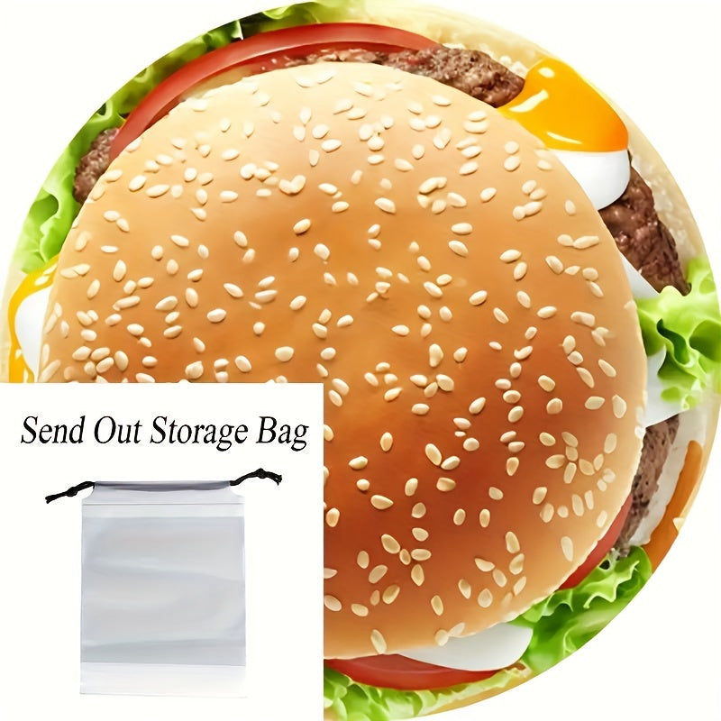 Bizning Creative Hamburger Food Flannel Printed Blanket bilan qulaylikni saqlang - eng yuqori qulaylik uchun mo'ljallangan yumshoq va teriga do'st tashqi ko'rinish. Qishki tunlarda divanda, ofisda yoki lagerda va sayohat paytida mukammal.