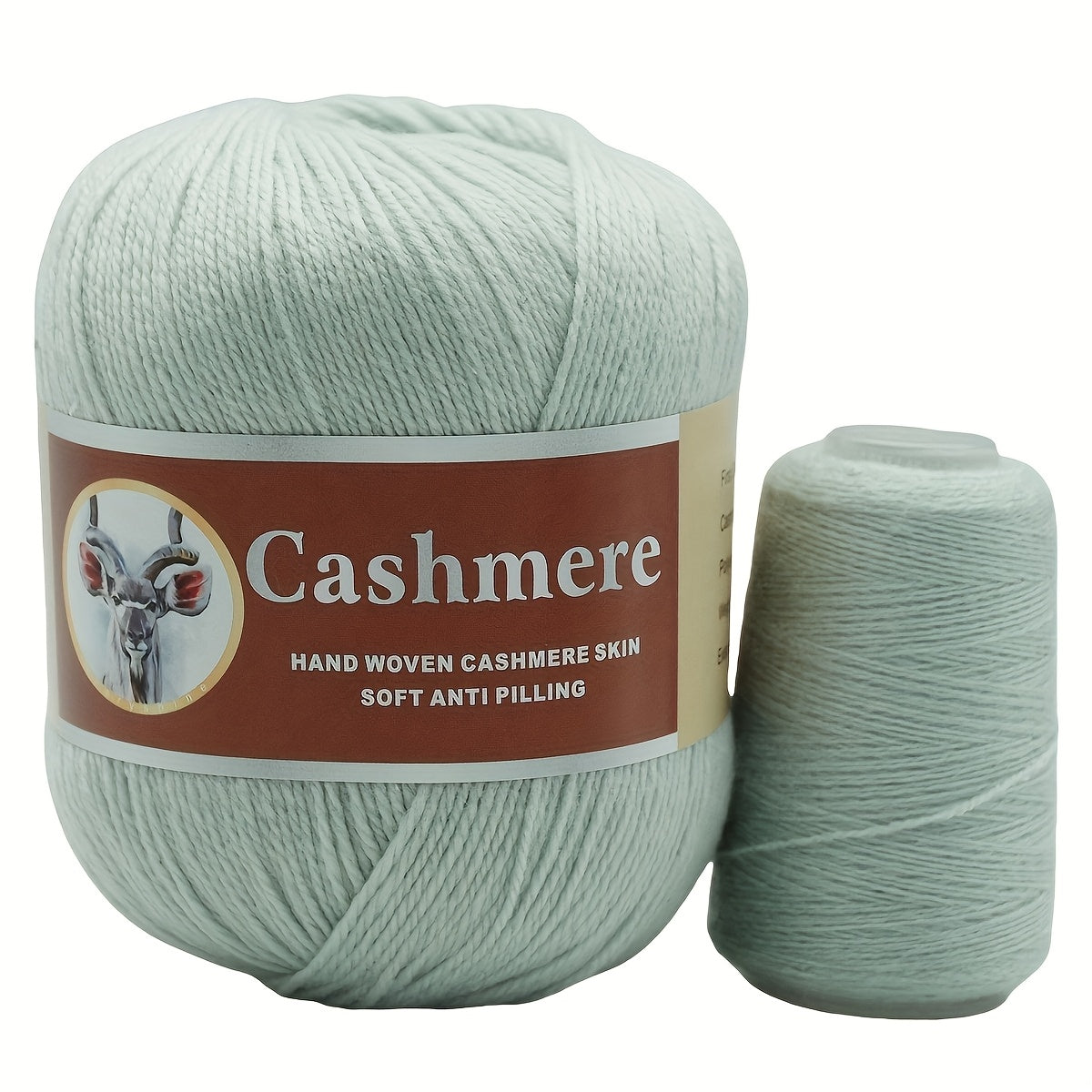 5 hand-woven cashmere blend yarns, 70% pure cashmere, 320m/350yd each in large (50g) & small (20g) skeins. Soft, anti-pilling for crochet & knitting. Ideal for scarves, sweaters, shawls in