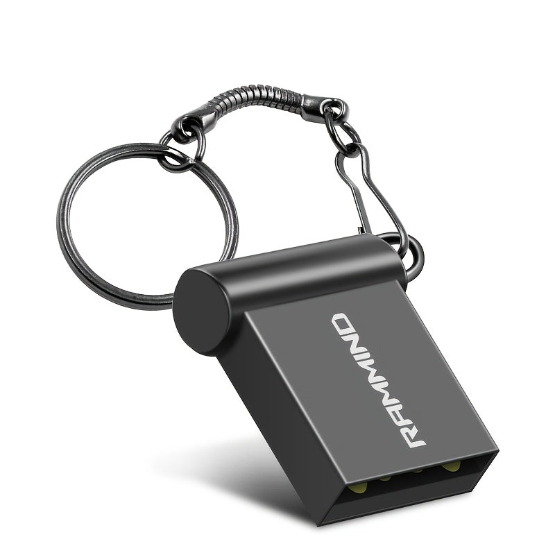 Mini high-speed USB 2.0 flash drive with capacities ranging from 4GB to 128GB. Suitable for various devices. Hang it on your keychain for convenient storage of documents.