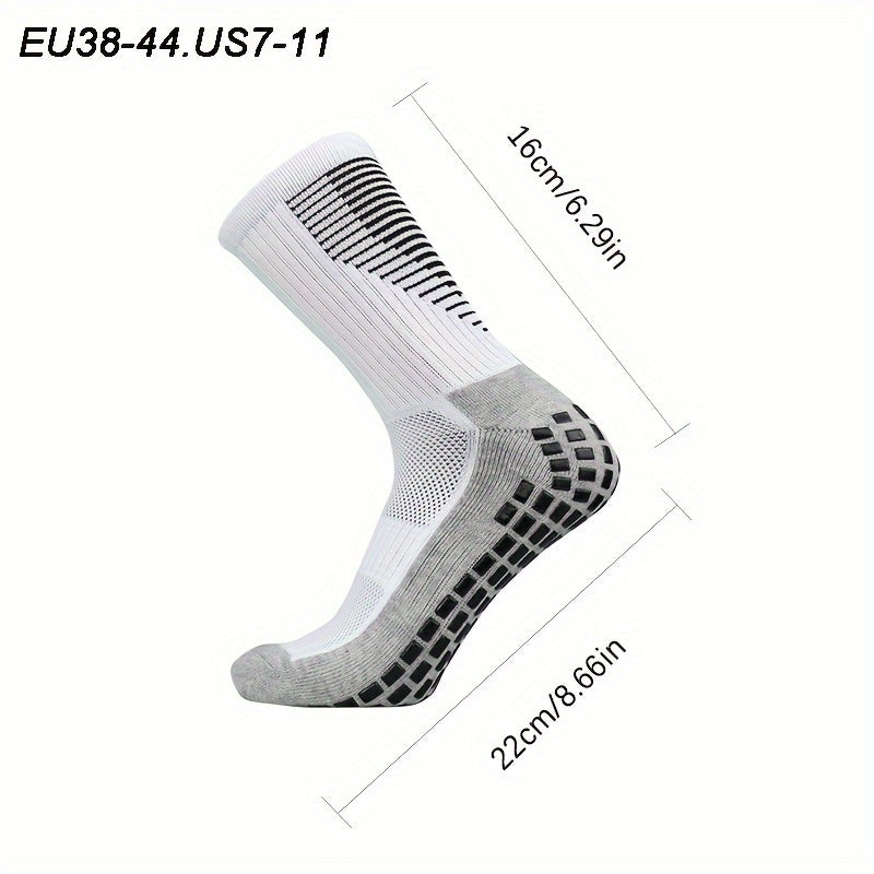 5-piece soccer gear set including slip-on socks, knee pads, and leg sleeves. Suitable for outdoor sports such as soccer, basketball, and yoga.