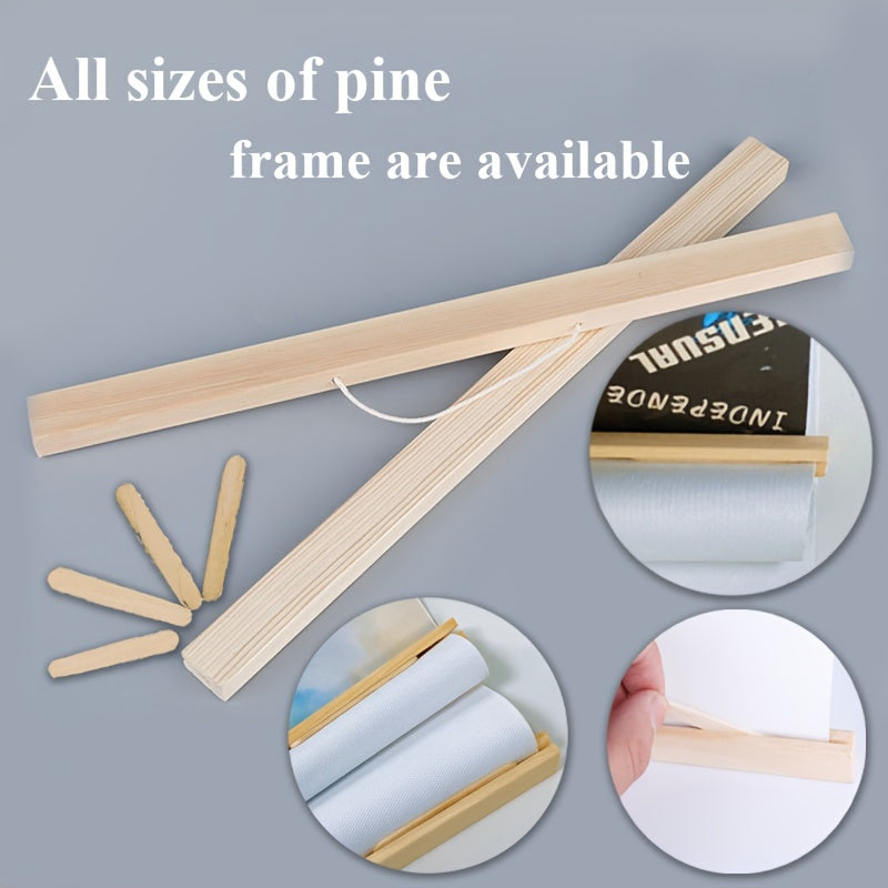 Pine poster frame available in many colors; suitable for posters, photographs, maps, scrolls, pictures, and artwork.