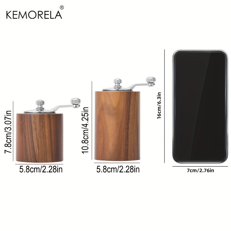 Get your hands on the 2-piece KEMORELA European Solid Wood Pepper Grinder. This manual salt and pepper mill will freshly grind your spices, perfect for seasoning steak and pasta in your home kitchen. No power is required for this wooden kitchen gadget