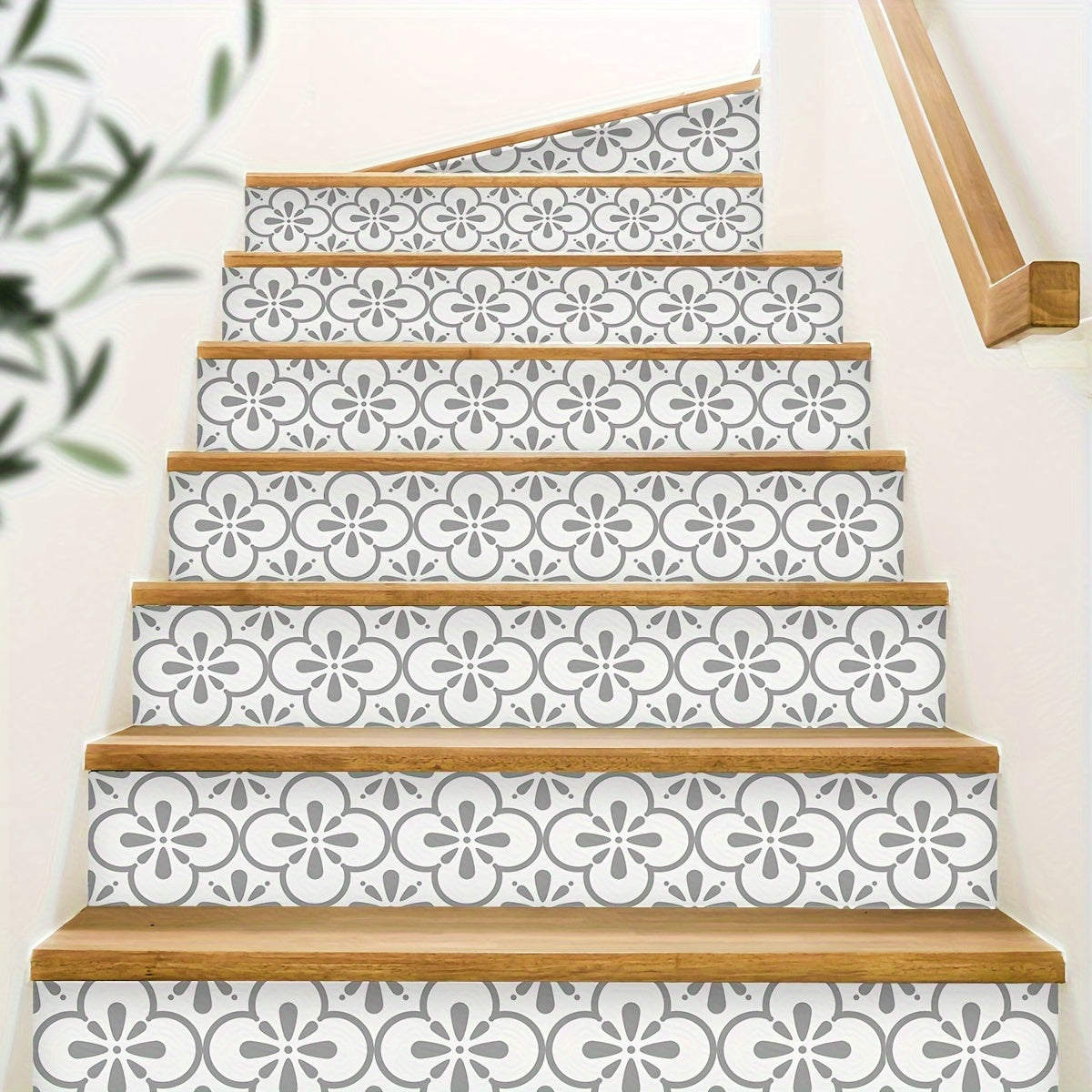 Upgrade your home with our Easy-Apply Geometric & Minimalist Stair Decals. Made from self-adhesive PVC, these decals leave no residue behind and are perfect for decorating your home's bedroom, living room floors, and stairs. Each decal measures