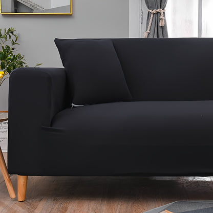 Modern sofa cover with non-slip elastic band, machine washable, made of 95% polyester and 5% spandex. Compatible with various sofa sizes, no printing, stitched craftsmanship, fabric weight of 100-120 g/m².