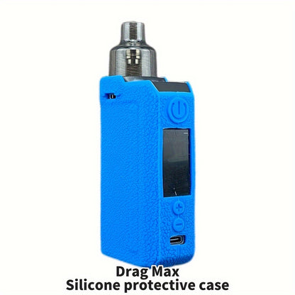 DRAG MAX Silicone Protective Case: Textured Soft Shell, Shockproof Cover for Voopoo E-Cigarettes