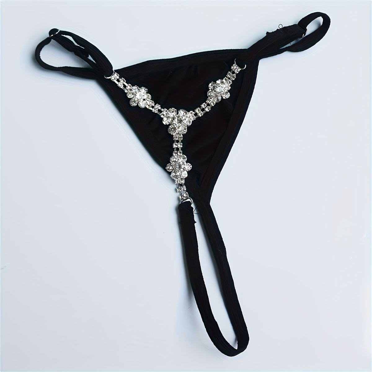 Stylish Plum Blossom Body Chain designed for Women - Adjustable and Sexy Bikini Jewelry, Made without Plating. This Versatile Stretch Waist Chain is perfect for Parties, Gift-giving, and Valentine's Day. Suitable for All Seasons and made with high