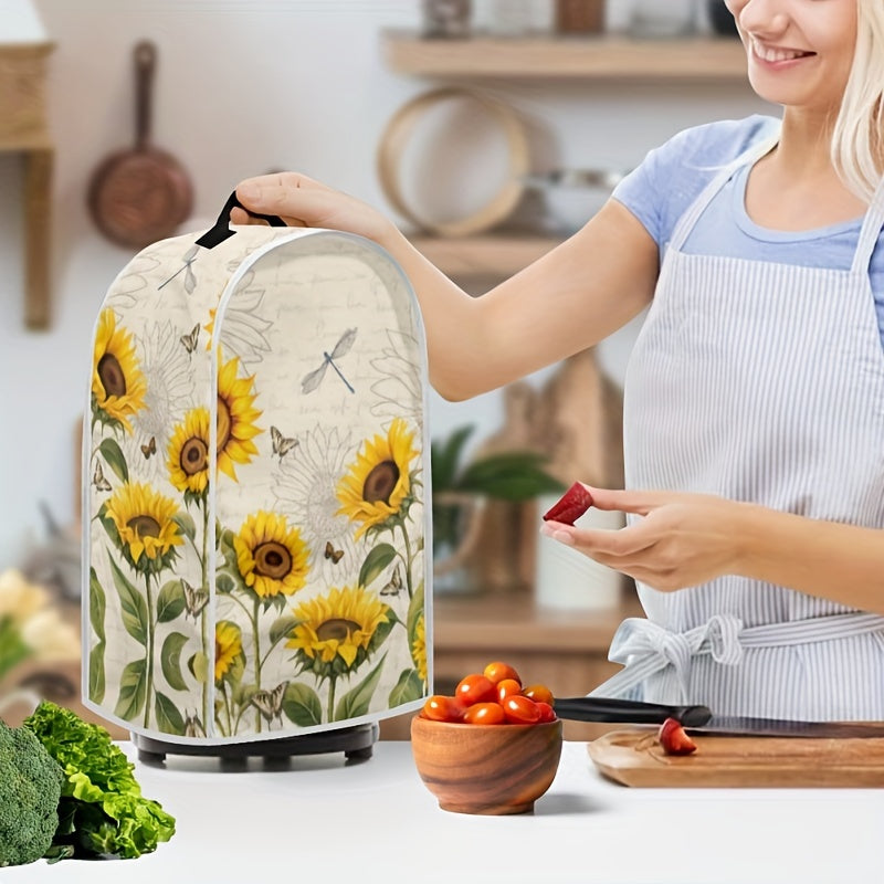 Protect your kitchen appliances with our washable Sunflower Blender Dust Cover. This anti-splash design is perfect for keeping your food processor and coffee maker clean. A stylish and functional accessory for women.