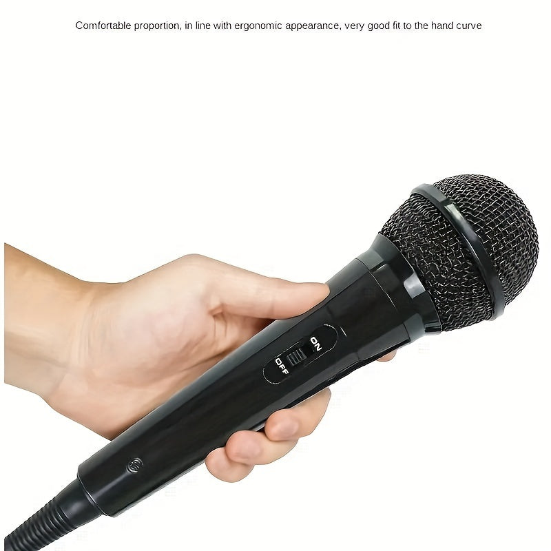 Dynamic Wired Microphone Trolley with 6.5mm Plug for Karaoke and Conferences