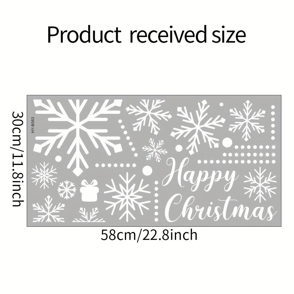 Deck the Halls with Christmas Window Clings featuring Reindeer & Snowman Designs! These UV-Resistant Static Decals are perfect for decorating your Home or Office. Easy to Peel & Stick, these Removable Holiday Wall Art pieces are sure to bring holiday