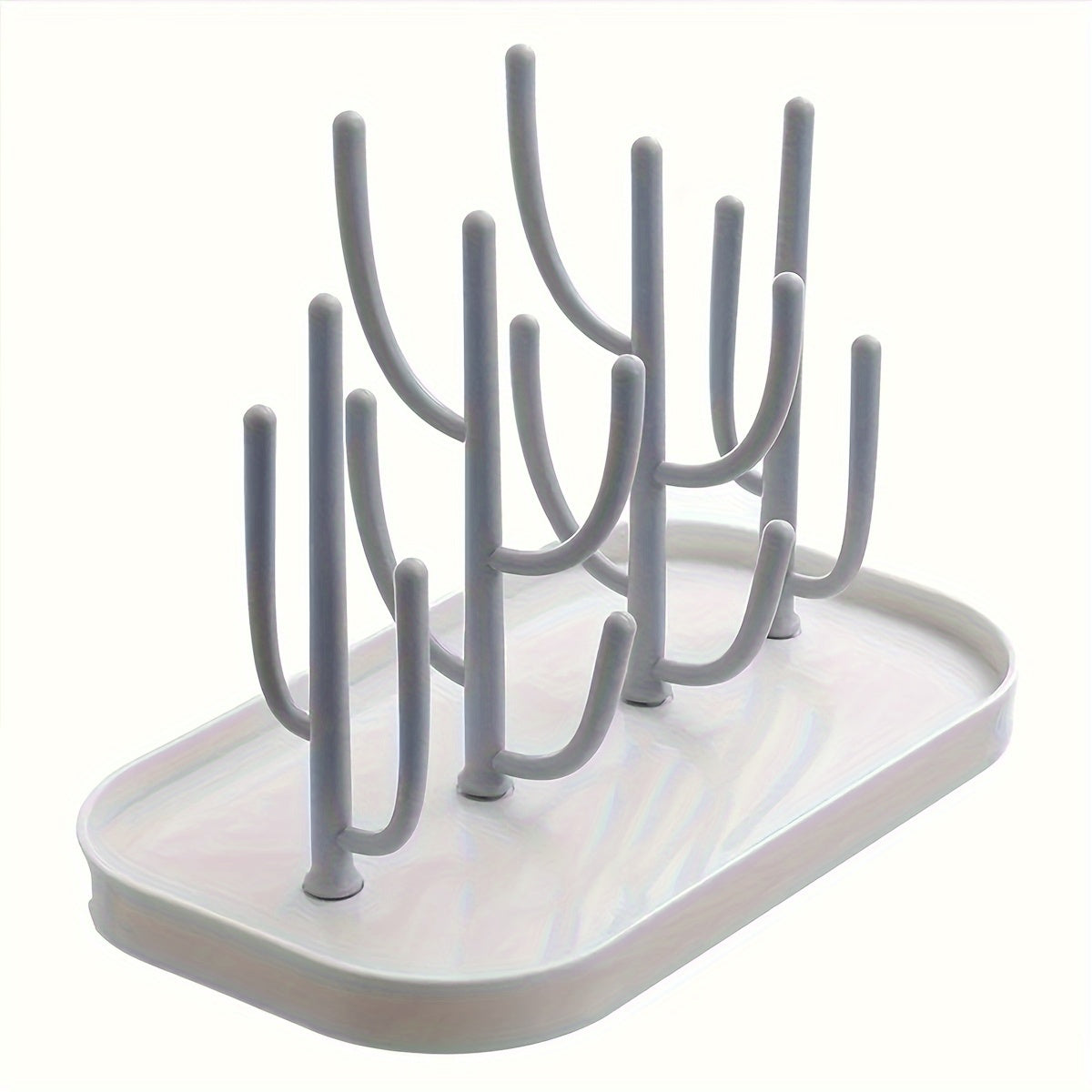 1 piece Cactus Shaped Feeding Bottle Drying Rack, perfect for drying bottles, great for holidays like Christmas, Halloween, Thanksgiving Day, New Year's, and Valentine's. Ideal as a gift.