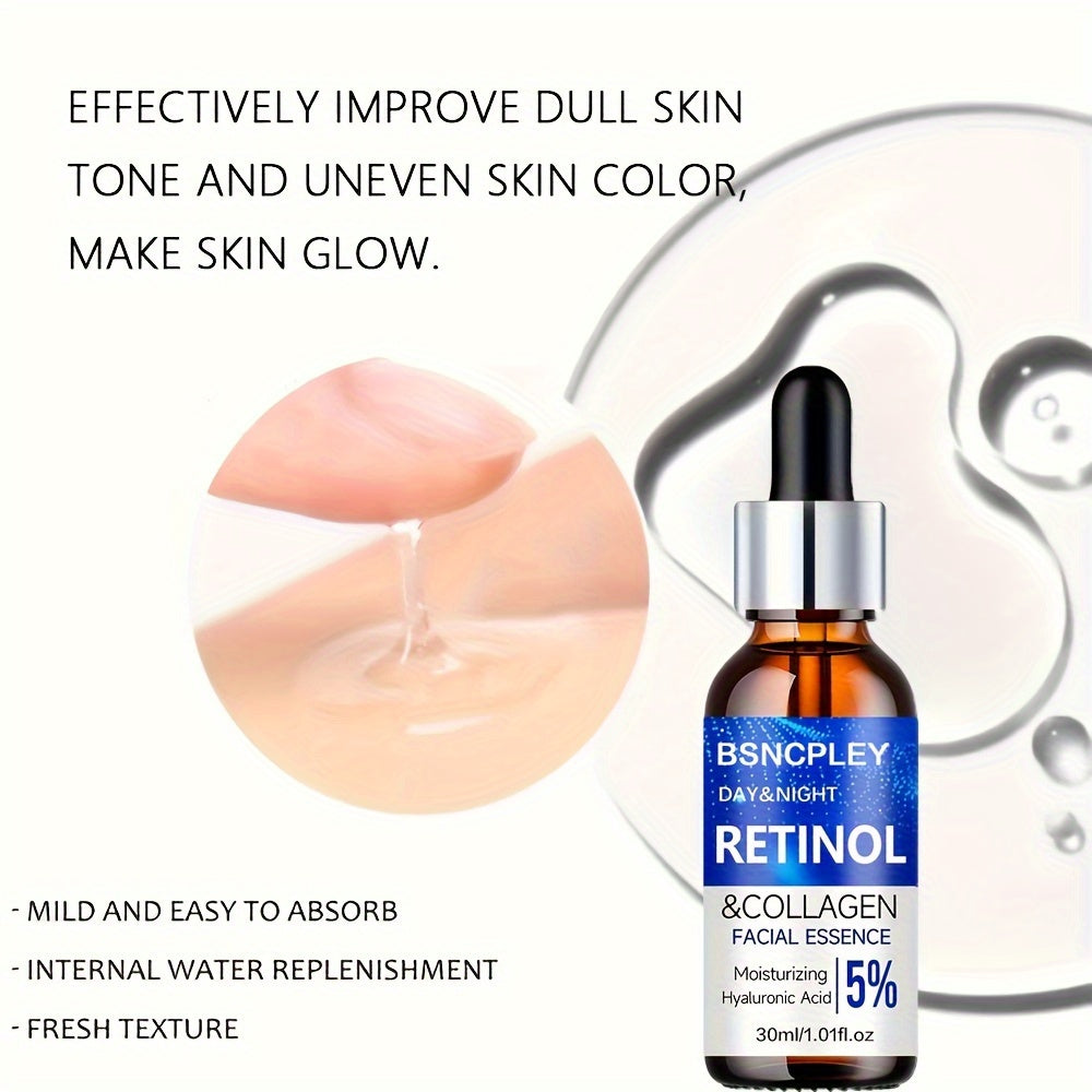 Alcohol-free Retinol & Collagen Firming Cream and Hydrating Serum Set suitable for all skin types.