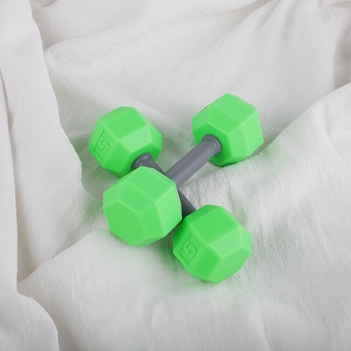 Set of 2 Baby Mini Dumbbell Toys with Sensory Features