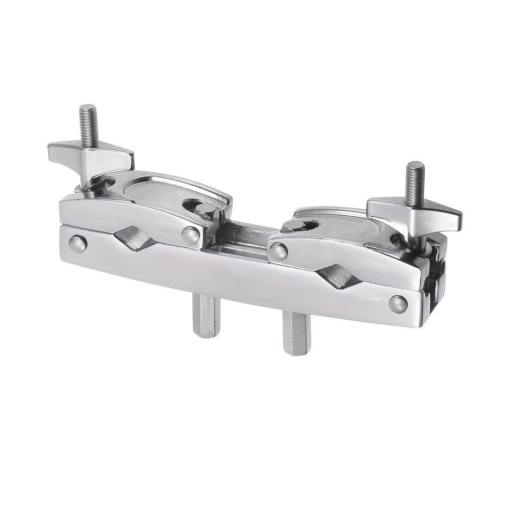 Adjustable drum clamp for quick release mounting of cymbals on stands