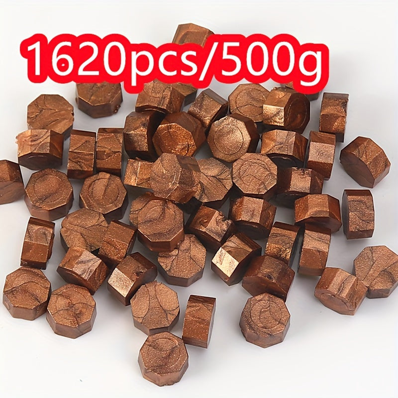 1620pcs/500g Octagonal wax particles for envelope special mud DIY gift box sealing wax retro bulk sealing wax particle