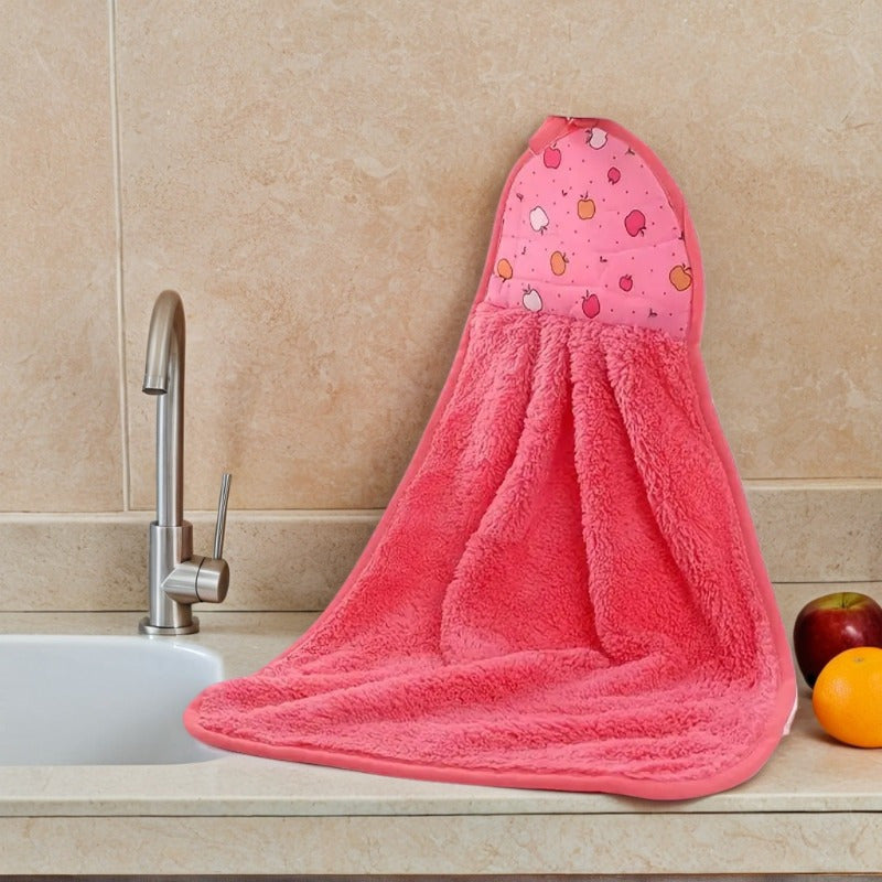 5/10/20 Pack of Coral Fleece Kitchen Hand Towels, Super Soft and Absorbent, Non-Shedding, Modern Patchwork Style, Woven Polyester 100%, 57gsm, Ideal for Home and Hotel Cleaning Supplies.