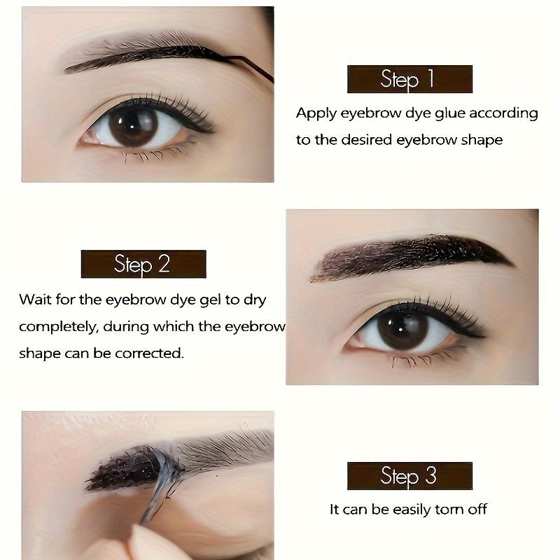 Semi-Permanent Eyebrow Tattoo Gel with Long-Lasting Waterproof Effect