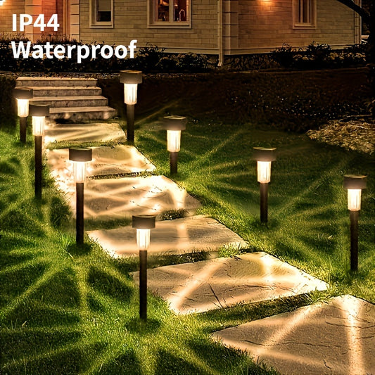 12 solar lawn lights for outdoor villa courtyard landscape decoration.