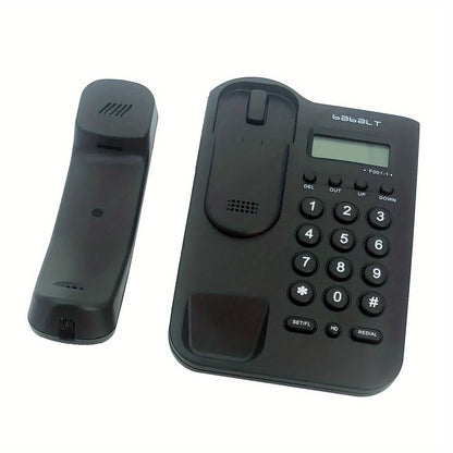 Basic corded landline phone with caller ID display for home office.